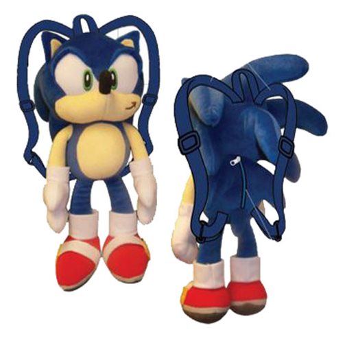 Sonic the Hedgehog 18-Inch Plush Backpack